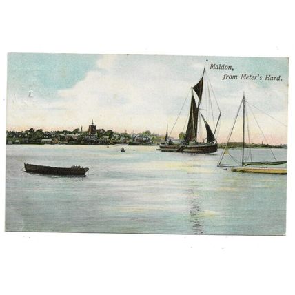 Maldon, From Meter's Hard, Essex, Postcard.