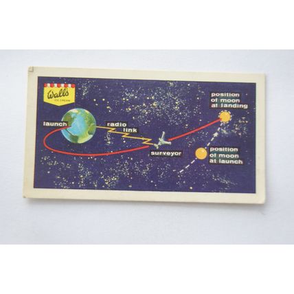 1967 Wall's Ice Cream Moon Fleet No. 13 Moonflight Orbits