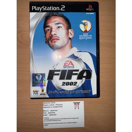 Fifa 2002 - Japanese NTSC-J PS2 Playstation 2