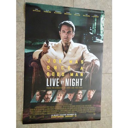 Live by Night - Movie Poster with Ben Affleck as Joe Coughlin