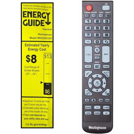 Westinghouse 32 Inch TV, 720P HD LED Small Flat Screen Non-Smart Television with