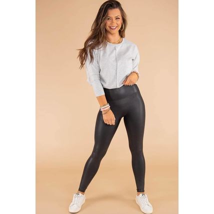 Black Faux Leather Skinny Leggings