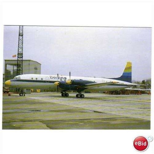 BERLINE ILYUSHIN 18V AIRCRAFT POSTCARD A11689