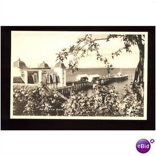 Glamorgan PENARTH PIER Postcard by Valentine