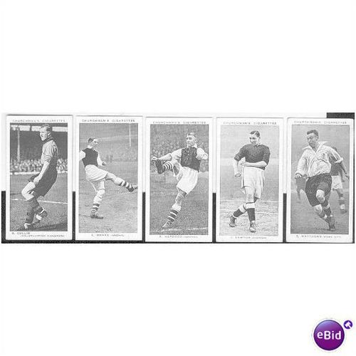 CIGARETTE CARDS.Churchman Tobacco.ASSOCIATION FOOTBALLERS 1st Series.(1938).Set.