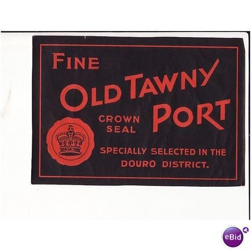 very old label - Crown Seal Old Tawny Port