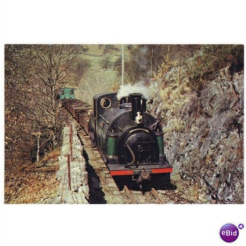 NG Railway Postcard FESTINIOG Loco Prince CREUG BANK Ballast Train