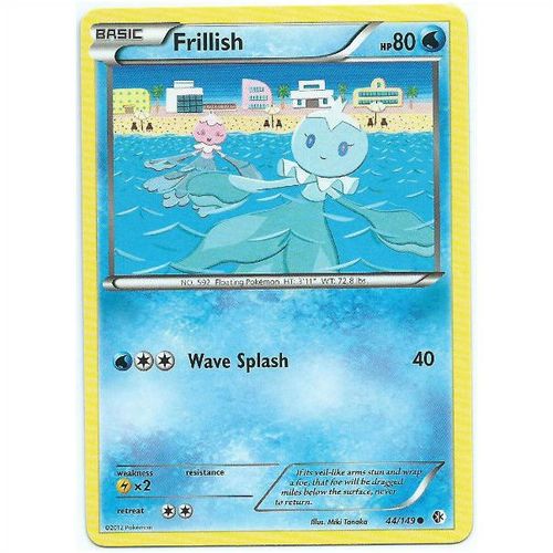 Pokemon Black & White Boundaries Crossed - #44/149 - Frillish