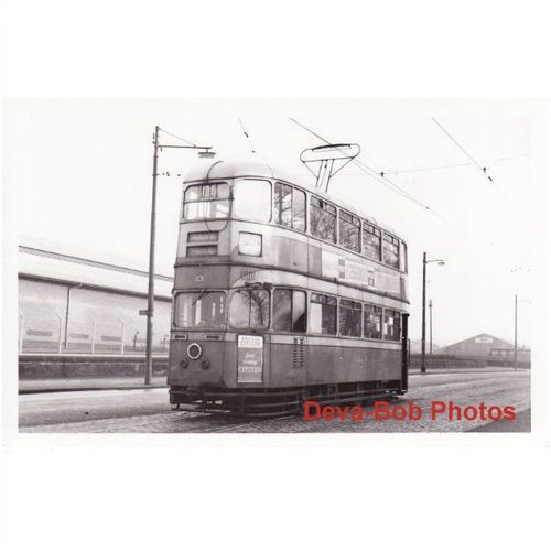 Tram Photo GLASGOW Cunarder Tramcar Car 1313 Corporation Tramways