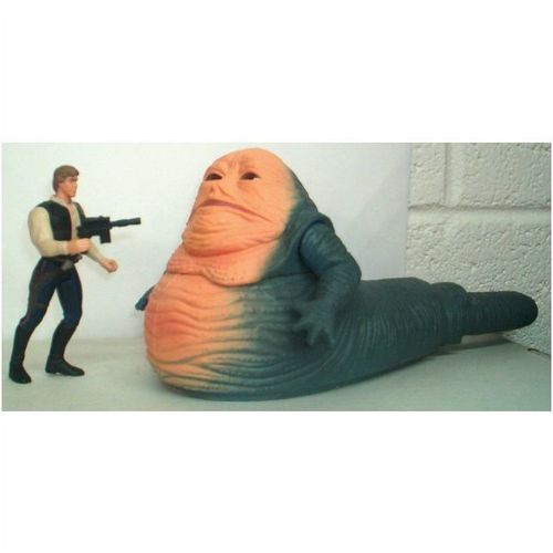 STAR WARS ' POTF ' JABBA and HAN SOLO 2 PK set ( 1997 )