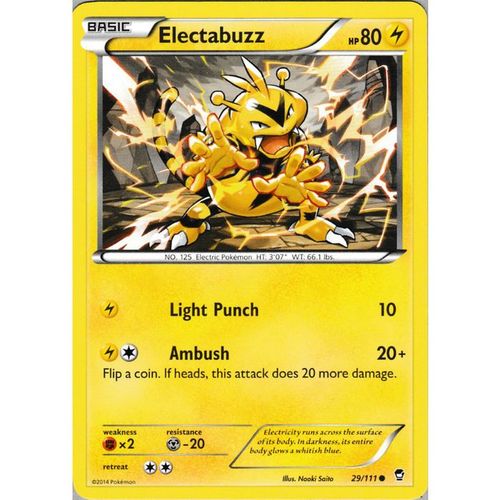 Pokemon XY Furious Fists 29/111 Electabuzz