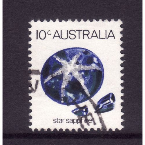 AUSTRALIA 1974 SG552a 10c STAR SAPPHIRE FINE USED#2