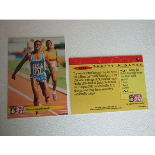 Pro Set 1992 Guinness Book of Records Trade Cards Card Variants (eb2)