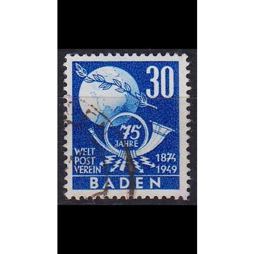 GERMANY Alliiert Franz. Zone [Baden] MiNr 0057 ( O/used ) Post