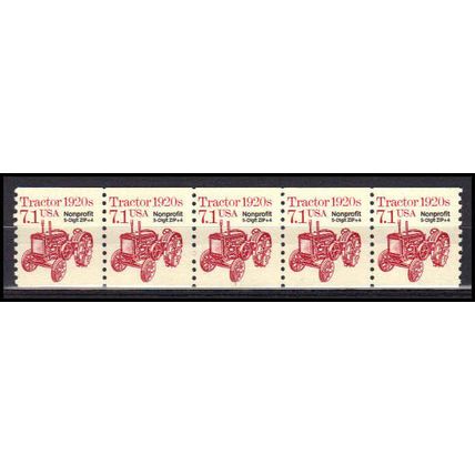 2127b 7.1c Tractor Fine MNH Dry Gum PNC 1/5 X0861