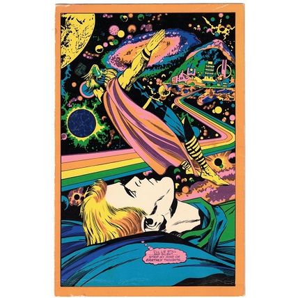 THOR ' ASTRAL ' DAYGLO GREETING card (1971)