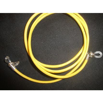 30" spectacle 3mm bright yellow leather cord sun reading driving glasses