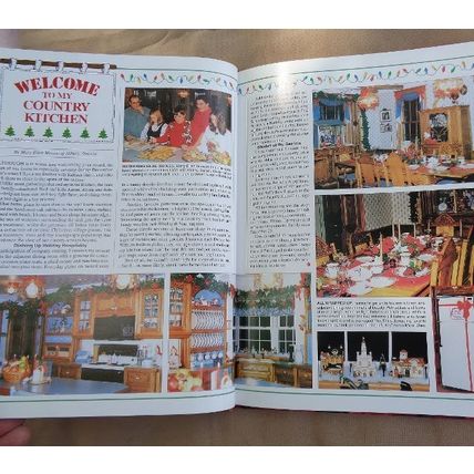 Country Woman Christmas Book 1999 HC Recipes Crafting Stories qbk009