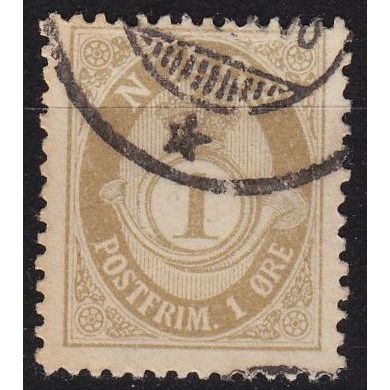 NORWEGEN NORWAY [1893] MiNr 0052 A ( O/used )