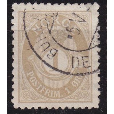 NORWEGEN NORWAY [1893] MiNr 0052 B ( O/used ) [01]