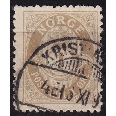 NORWEGEN NORWAY [1893] MiNr 0052 B ( O/used ) [02]