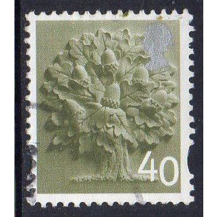 GB 2004 - England - English Oak Tree 40p Used (Type II)