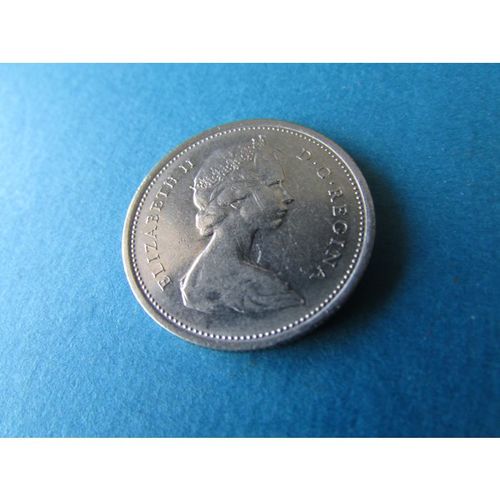 1969 QUEEN ELIZABETH II CANADA TWENTY FIVE CENTS - COIN - 2 FREE POST. S