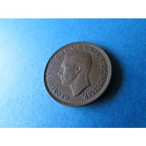 1941 GEORGE VI FARTHING FREE POST. COIN - 2. G