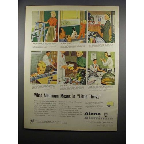 1953 Alcoa Aluminum Ad - In Little Things