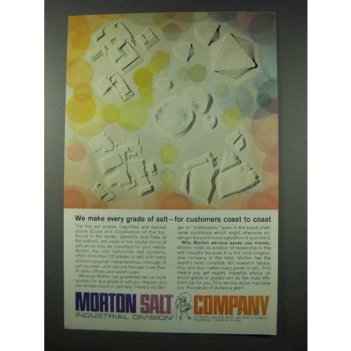 1961 Morton Salt Company Ad - Every Grade of Salt