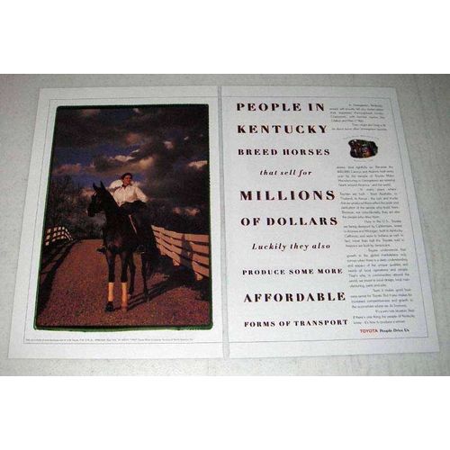 1997 Toyota Ad - People in Kentucky Breed Horses