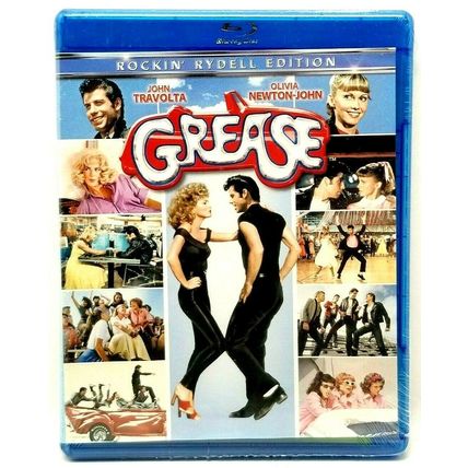 Grease Blu-ray John Travolta Olivia Newton-John Rockin' Rydell Edition NEW (L7)