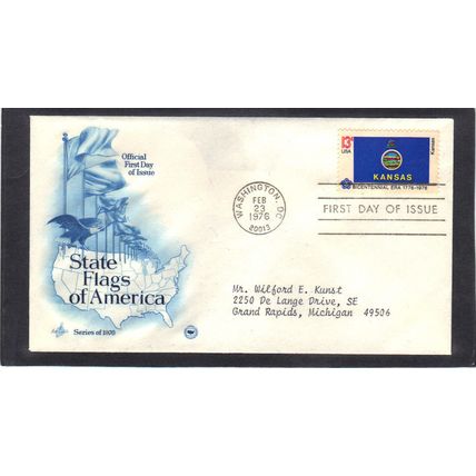 FDC Art Craft 1666 13c Kanas (Cachet-Typed/A) CV41777