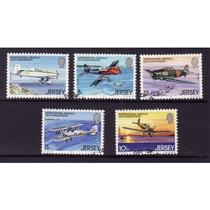 JERSEY 1979 AIR RALLY SG 208 / 212 SET 5 VALS FINE USED