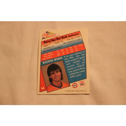 Perry Van Der Beck 1992 Pacific NO. 46