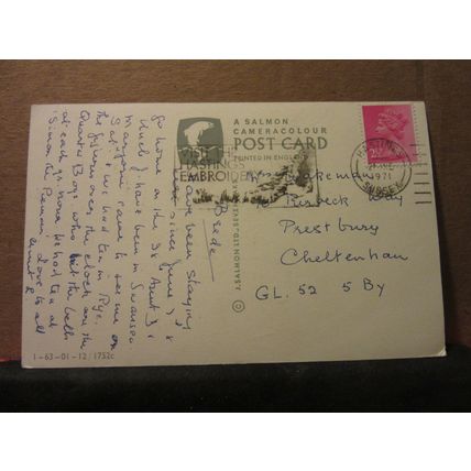 ST. MARY'S CHURCH, RYE, EAST SUSSEX used postcard by J. Salmon 1971 pm =