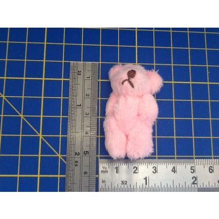 Pink Fluffy Teddy - Miniature