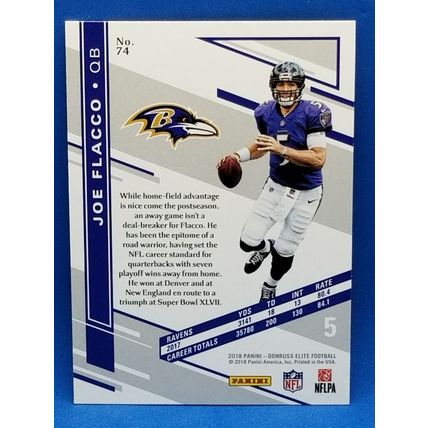 2018 Elite #74 Joe Flacco