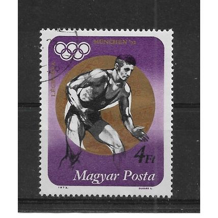 Hungary.SG2787 4fo Wrestling and Gold Medal.Fine Used.Sept22