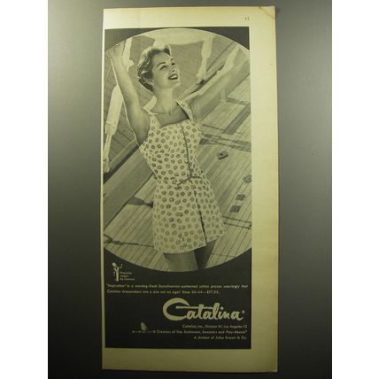 1957 Catalina Inspiration Dress Advertisement