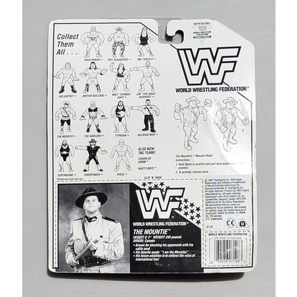 wwf ljn hasbro wrestling superstars series 5 the mountie wrestling figure