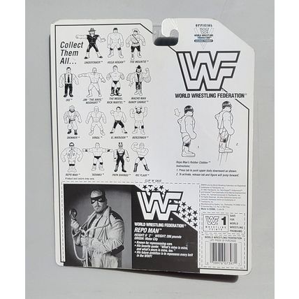 wwf ljn hasbro wrestling superstars series 6 repo man wrestling figure