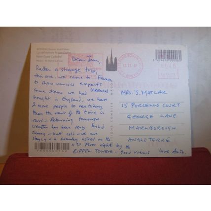 LA CATHEDRALE, ROUEN, FRANCE used postcard 2001 pm =