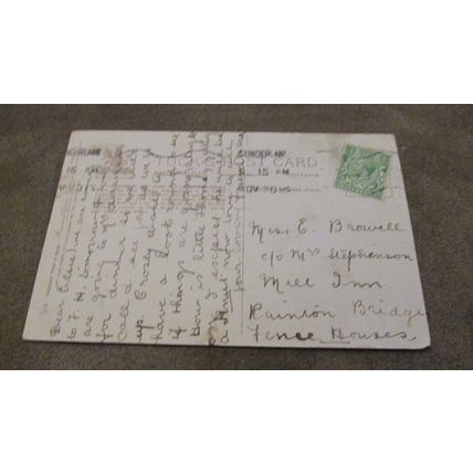 1915 fr Raphael Tuck Postcard - Port Skillion & Lighthouse, Isle of Man