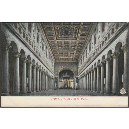Basilica di San Paolo, Roma, c.1905-10 - Alterocca Cartolina