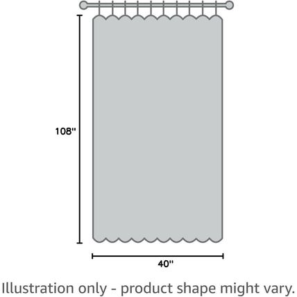 Sun Zero Easton Energy Saving Blackout Curtain-40"W x 108"L (1 Panel)-Stone-NEW