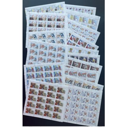Bénin 2003 Visite Bénin Pape Jean Paul II Pope Papst John Johannes 16 val. MNH
