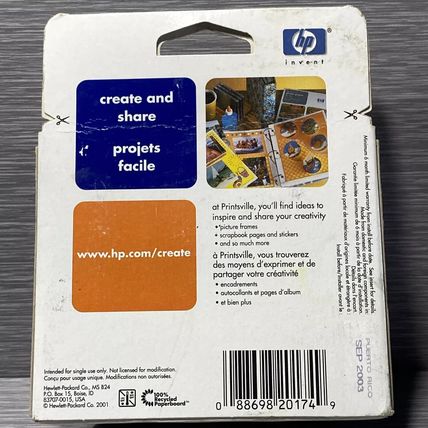 HP-49 INK CARTRIDGE SEALED TRI-COLOR INK CARTRIDGE