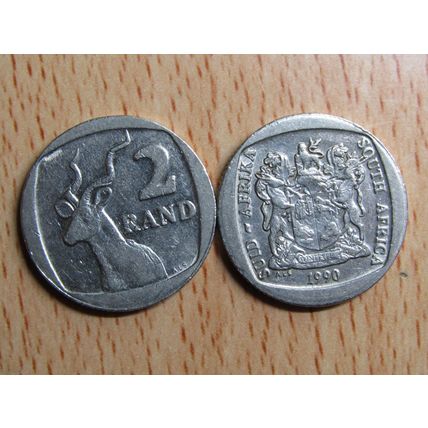 Suid Africa South Africa 1990 2 Rand Coin