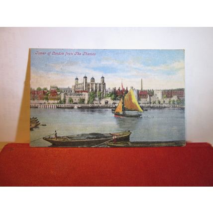 THE TOWER OF LONDON antique used postcard by Valentine 1904 pm =